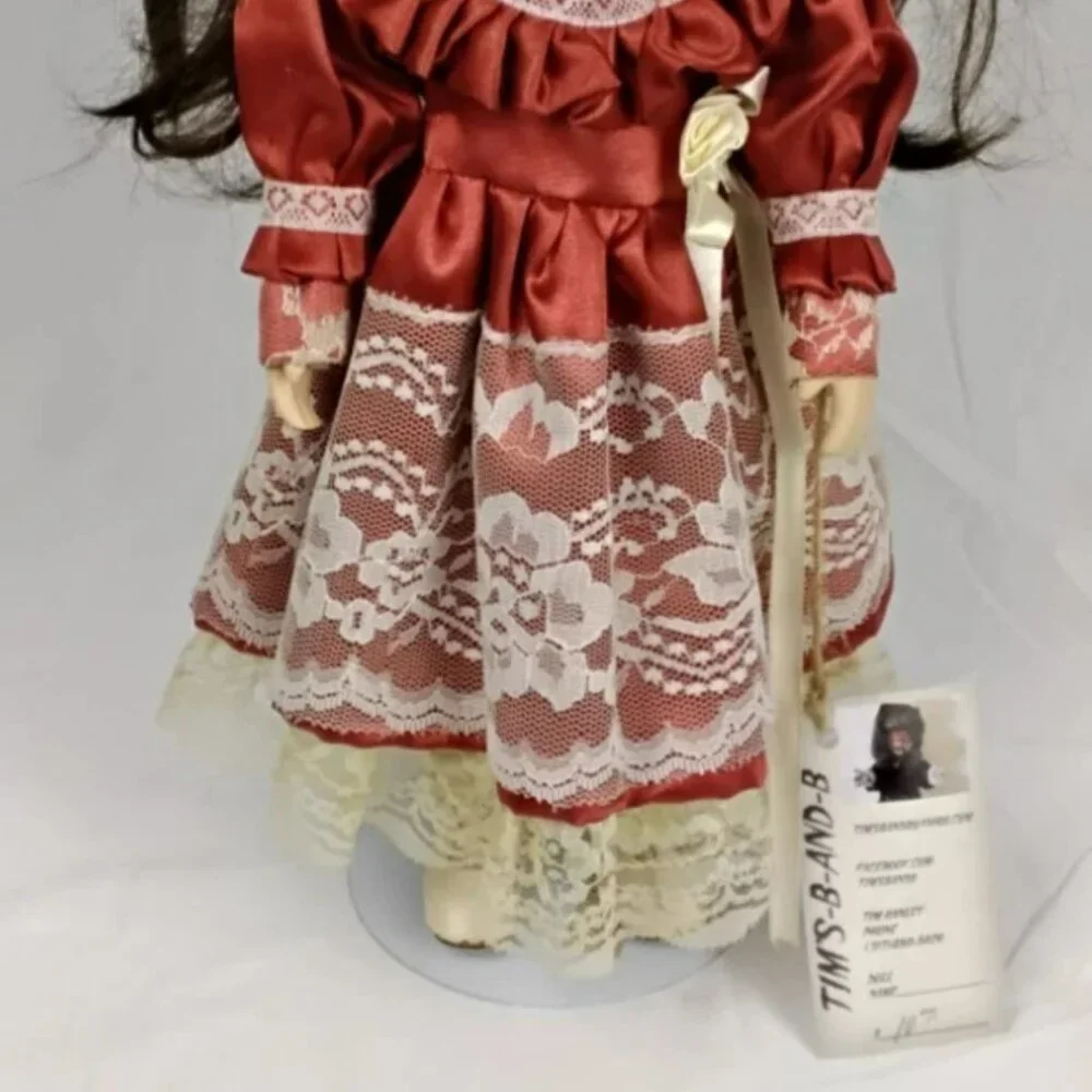 Tim’s B and B Custom Gothic Horror Porcelain Doll – Handmade OOAK Creepy Collect - Picture 2 of 11
